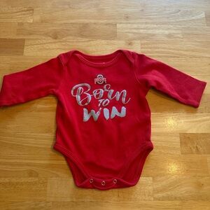 Ohio State “Born to Win” Baby Bodysuit – 3–6 Months